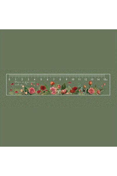 Choice 03 Clear Acrylic 15cm School Ruler with Centimeters - Durable and Easy-to-Read