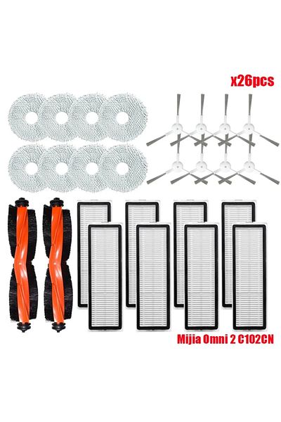 Choice 26 SET Compatible For Xiaomi Robot Vacuum X20+ / X20 Plus Replacement Parts Accessories Main Side Br