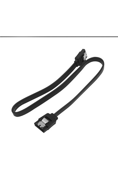TISHRIC كابل TSR499-أسود بطول 0.4 متر من TISHRIC SATA لتوصيل محركات الأقراص الصلبة ذات الحالة الصلبة Sata3.0 وكابل بيانات تسلسلي متعدد المواصفات مرن