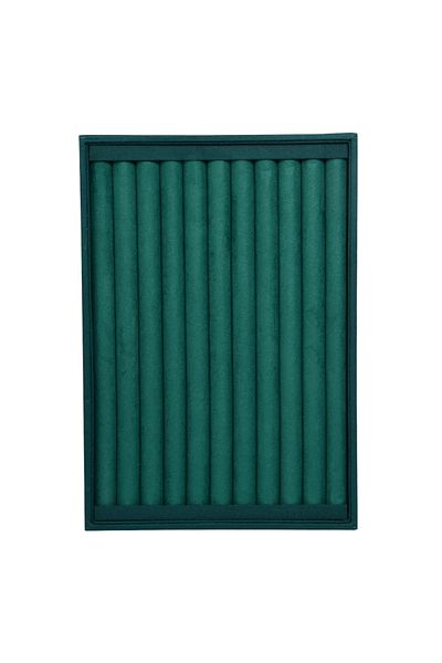 Choice Velvet Green (BIG) 1 Pc Velvet Jewelry Storage Tray Ring Earring Display Box Brooche Handicraft Clas
