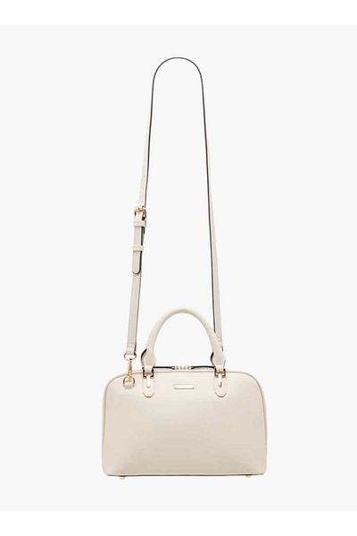 Celeste Solid Tote Bag with Double Handle and Zip Closure