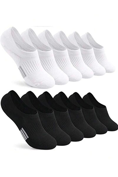 Black Arden Socks Unisex Ekru Babet Çorap 5'li Pamuklu Rahat Günlük Black Ard...
