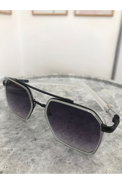 lunaaccessoriess Black and White Bone Model Sunglasses