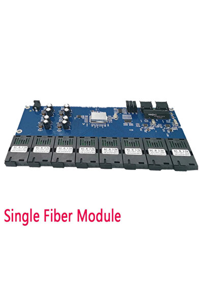 Choice 1000M only PCBA Gigabit Switch Ethernet 8F2E Fiber Optical Media Conve...
