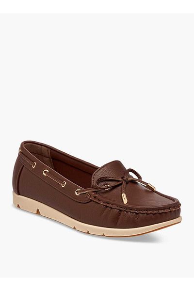 Le Confort Textured Bow Accent Slip-On Loafers