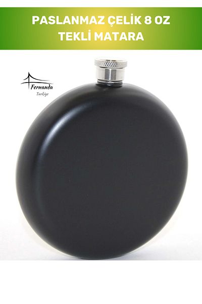 Fernanda Special Production 8 oz Single Drink Alcohol Whisky Camping Flask Bottle Stainless Steel That Keeps Cold for a Long Time