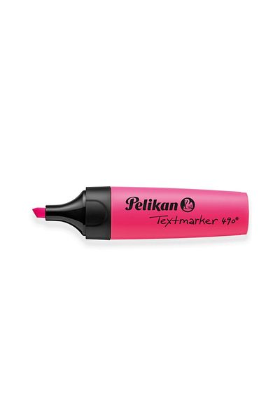 Pelikan |   Highlighter 490, Pink, Broad Tip, Bright Color, for Note and Text Highlighting
