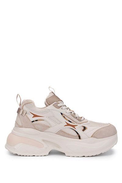 Tamer Tanca Women's Textile/Vegan Beige Sneakers & Sneakers
