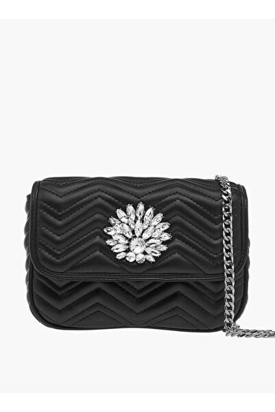 Paprika حقيبة كروس بودي مزخرفة بحزام سلسلة وقفل قلاب - العرض 5 سم × الارتفاع ...