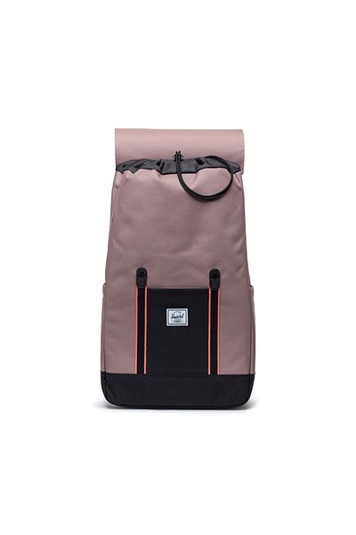 Herschel Supply Co. Ροζ-Μαύρο Herschel Retreat 15"/16" Συμβατή τσάντα μαγνήτη 23L