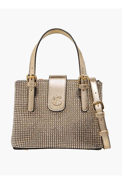Le Confort Embellished Tote Bag with Zip Closure and Detachable Strap