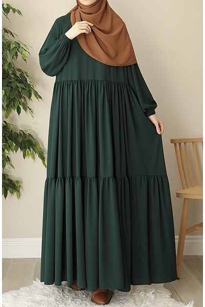 suhneva Φόρεμα Arya Ruffle - Ferace Green