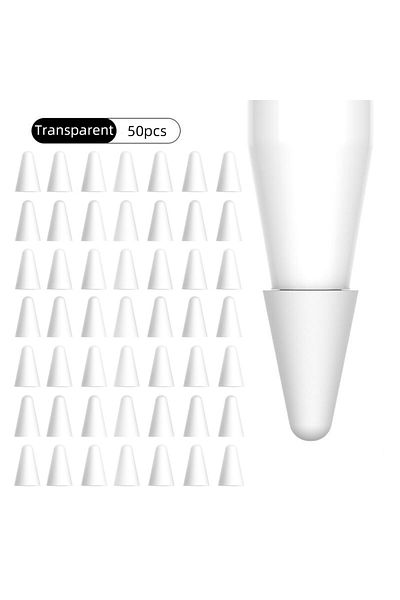 Choice 50pcs Transparent 50pcs/set Tip Cover For Apple Pencil 2nd 1st Generation Nib Case Candy Color Stylu