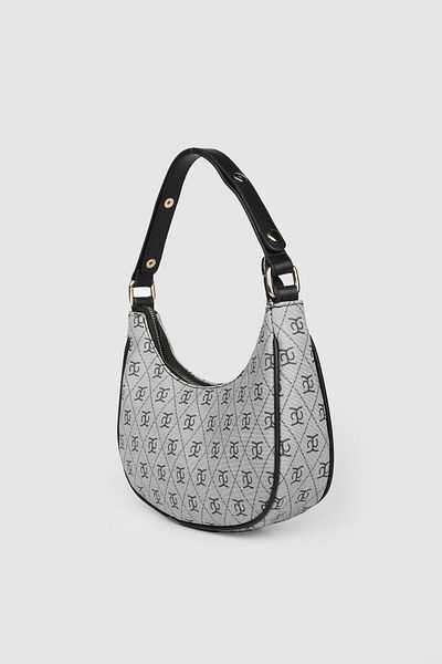 La La'Graccio Paris La'Graccio Paris Women's Alex Baguette Bag Gri negru