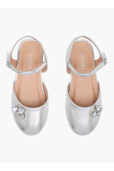 Juniors Embellished Shoes with Hook and Loop Closure