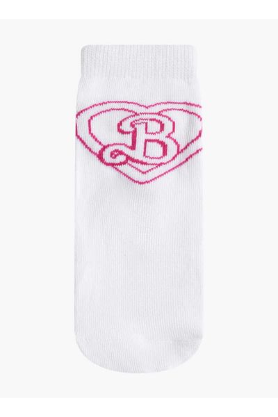 Barbie Print Non-Terry Ankle Length Socks - Set of 5