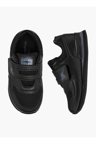 Kangaroos Boys' Logo Print Sports Shoes with Hook and Loop Closure