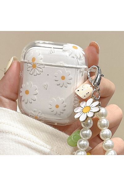 Choice AirPods4 Wireless Bluetooth case for AirPods1/2 AirPods3 AirPods pro and pro2 tpu flower pattern ear