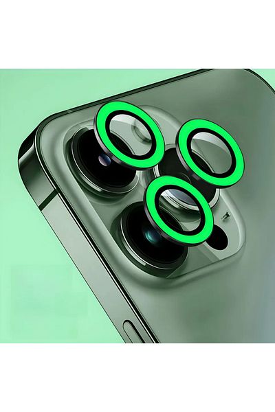 Choice Tempered Glass 16pro 16proMax(3pcs green 2-3Pcs Luminous Ceramic Camera Protector Film For IPhone 16