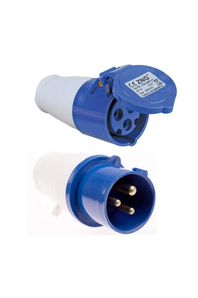 Choice 1 set Car Connection Plug Adapter Main Plug Hook Up Site Adapter 3PIN Mains Hook Up Site Socket Ada