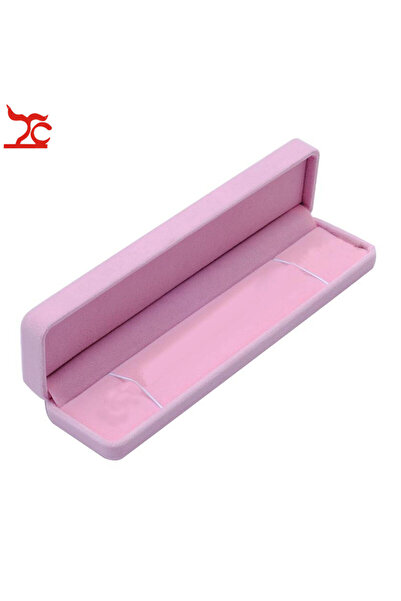 Choice قلادة وردية عالية الجودة لتخزين مجوهرات الزفاف، خاتم من المخمل الأحمر ...