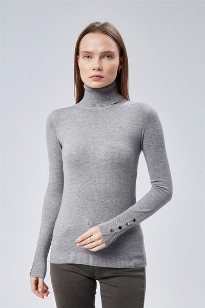 HomeStore KazakGroßer Strickpullover mit Nieten