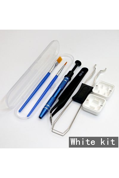 Choice White kit Keyboard Keycaps Switch Puller Opener Switch Lubrication Package for Mechanical Gamer Hot