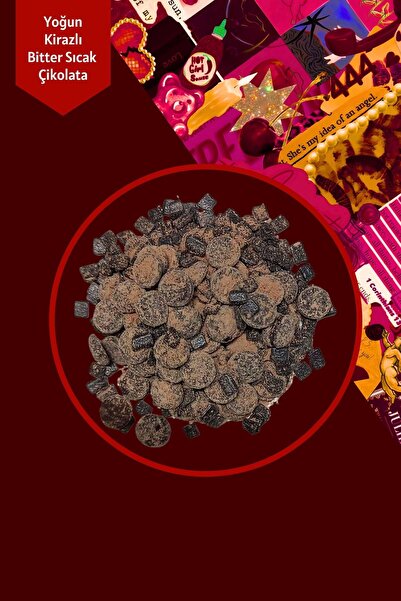 Mim and More Luminara Studio x Love Bombing Dark Hot Chocolate - Kirazlı Bitter Sıcak Çikolata, 200 Gr