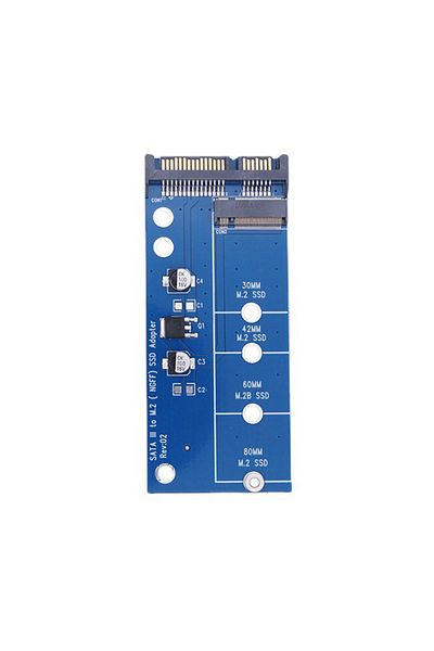 Choice Green M.2 NGFF SSD To SATA 3 3.0  Adapter Card Converter B B&M Key Protocol Solid State Disk Drive 2