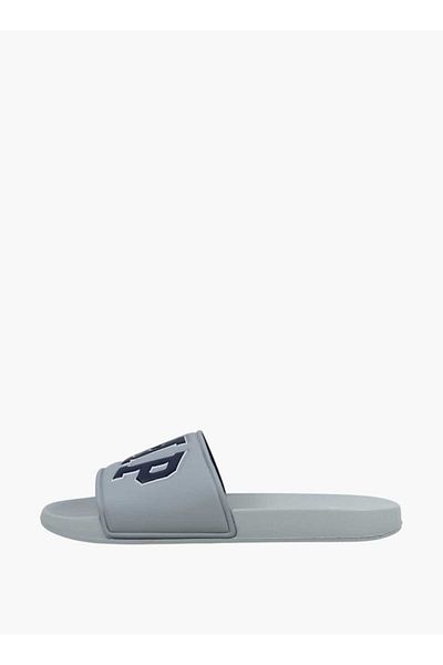 GAP Men's Logo Embossed Slip-On Beach Slides