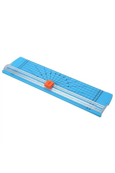ALLOYSEED Blue A4/a5 Paper Cutting Guillotine Paper Cutter With Pull-out Ruler For Photo Trimmers Scrapbook Li