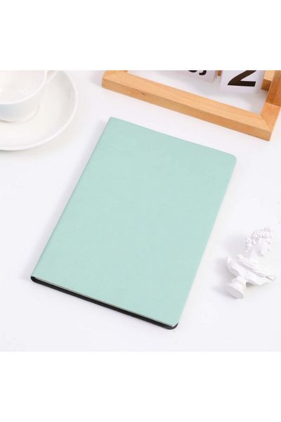 Choice A5 light green A5 Soft Leather Notebook, 120 Pages, Office Stationery, Waterproof Cover, Comfortable