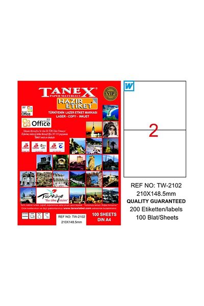 Tanex Tw-2102 Αυτοκόλλητο λέιζερ - 210x148,5 mm