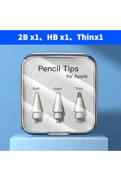 Choice 2B x1 HB x1 3.0 X1 طرف مزدوج الطبقة لقلم Apple Pencil من الجيل الأول والثاني من 2B