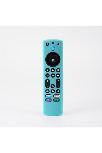 Choice حافظة ريموت سيليكون فيروزي مضيء لجهاز 2023 Fire TV Stick 4K Max 2nd/Fire TV Omni Series/Fire T