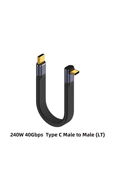 Choice G-G Vertical Bend PD 240W 5A Type C to USB C Fast Charging Cable USB 4...