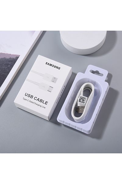 Choice 1.2m White With Box Samsung USB Type C Cable Fast Charging Wire Line for Galaxy S21 S20 FE Ultra S10