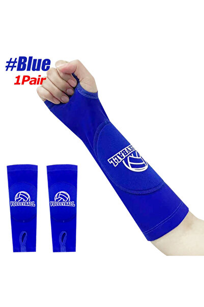 Choice أكمام تمرير الكرة الطائرة المبطنة للأطفال باللون الأزرق من Upward Fitn...