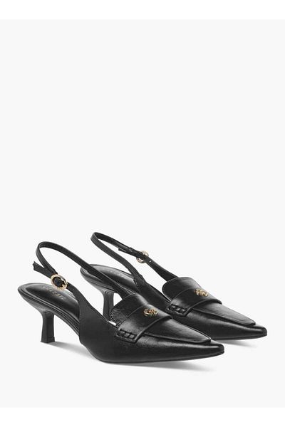 Celeste Women's Logo Detail Slingback Shoes with Buckle Closure