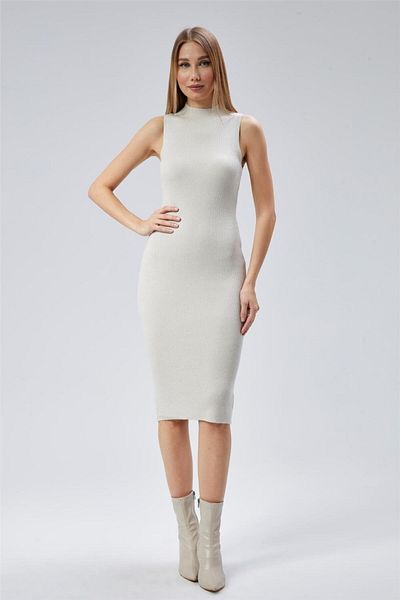 HomeStore Simple V-Neck Knit Dress