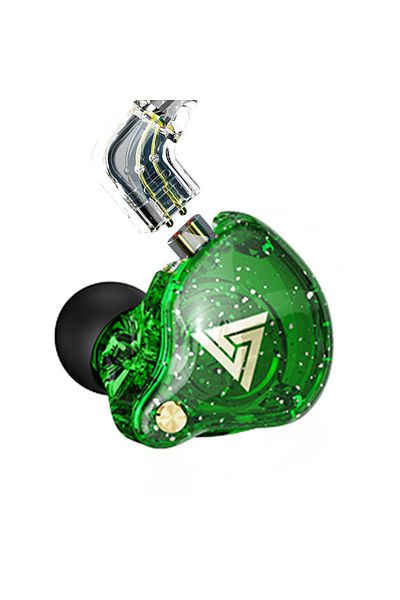 Choice AK6Pro Green QKZ Original AK6 Pro EDX Pro In Ear Monitor Sport Noise Cancelling Headset 1DD Dynamic