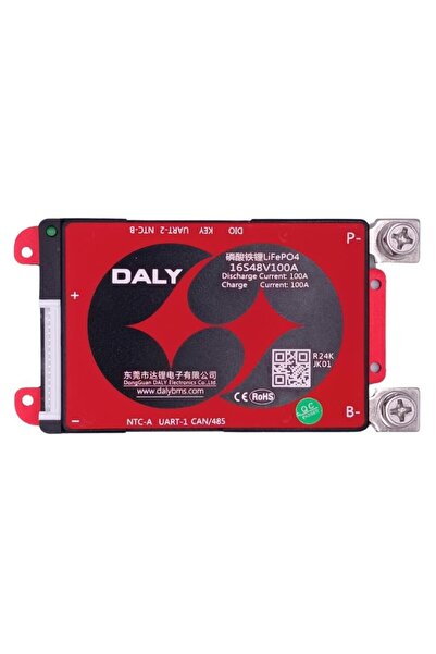 Daly Smart 16S 48V 100A CAN/RS485 LiFePO4 BMS