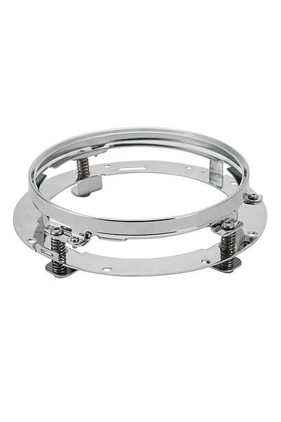 Choice Chrome 1pc 7" Inch Led Headlight Ring Mounting Bracket For Jeep Wrangler Jk Suzuki Samurai Car For H
