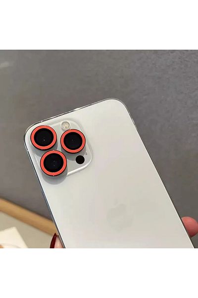 Choice Tempered glass 14pro 14proMax(3pcs red 2-3Pcs Luminous Ceramic Camera Protector Film For IPhone 16 1
