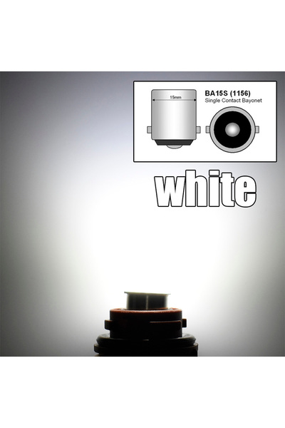 choice2 1156 White 2pcs BLALION 2 PCS P21/5W BA15S 1156 LED Bulb PY21W BAY15D...