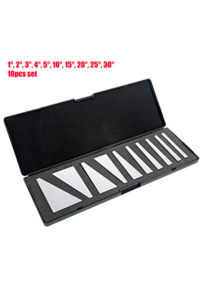 ETOPOO مجموعة من 10 قطع، 10 قطع من كتلة زاوية متينة دقيقة بزاوية 1-30 درجة، ق...