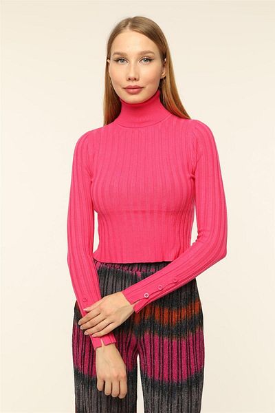 HomeStore KazakStrickpullover mit Fischerkragen
