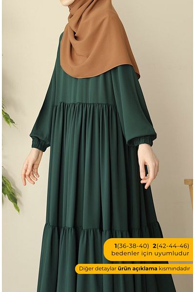 suhneva Φόρεμα Arya Ruffle - Ferace Green