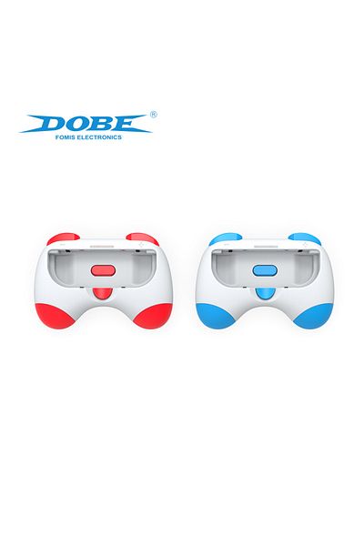 Choice3 Z-Red Blue 2PCS Joycon Bracket Stand Holder Compatible for Nintendo Switch & OLED JOY CON Controller