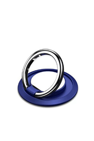 Choice حامل خاتم الإصبع باللون الأزرق الداكن مع مقبض يدور 360 درجة للهاتف الم...